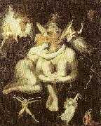Johann Heinrich Fuseli Titania is leevtallig met Bottom met de daare Eselkopp France oil painting artist